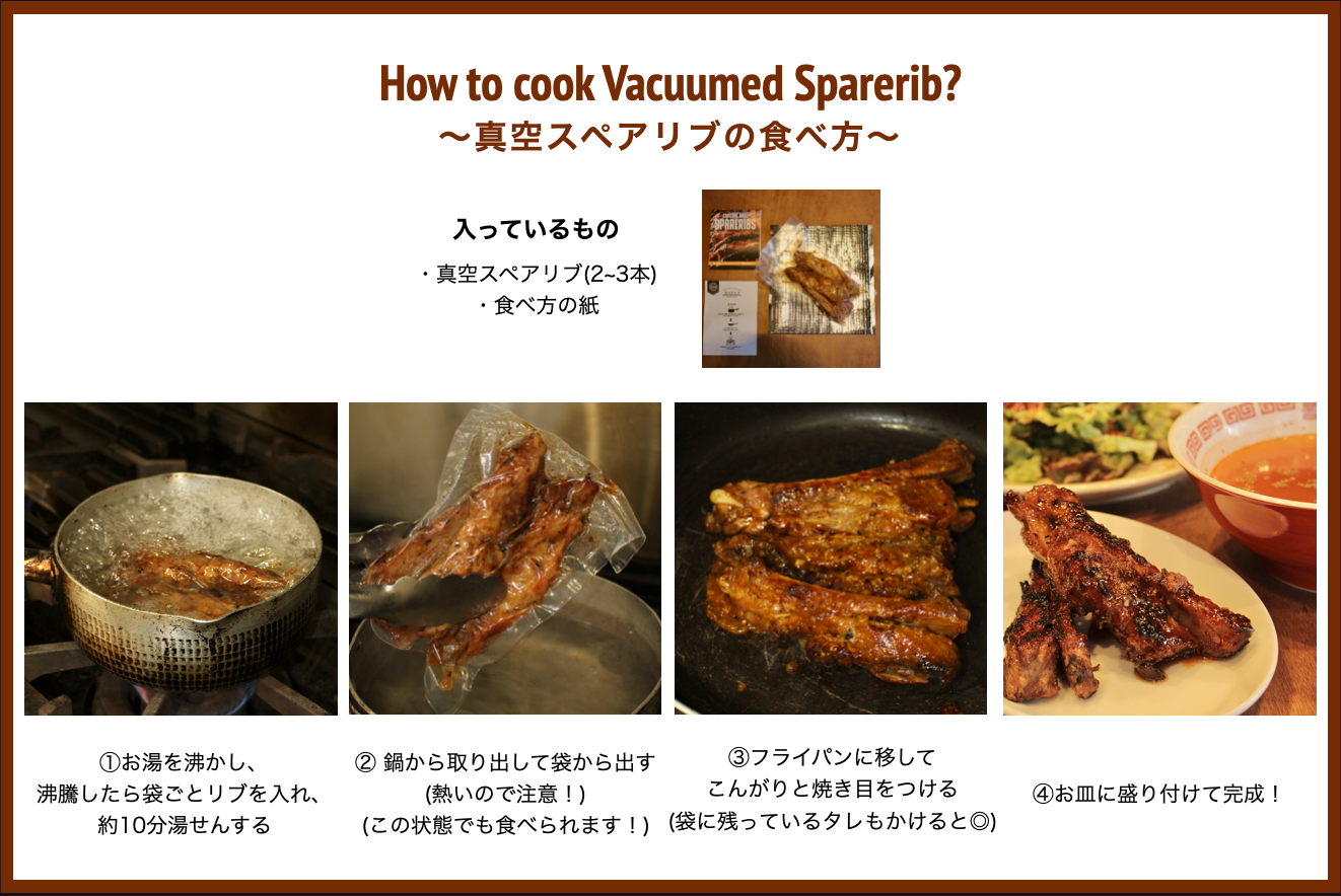 炭火焼BBQ スペアリブ